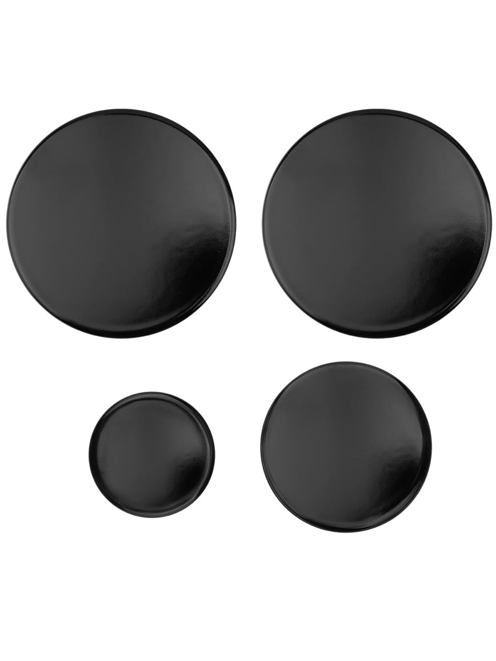Stove burner cap set